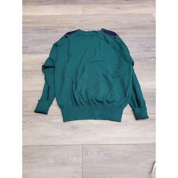 Clark and Gregory Scottish argyle size large 100% cotton green blue and red,  gr - Picture 5 of 7